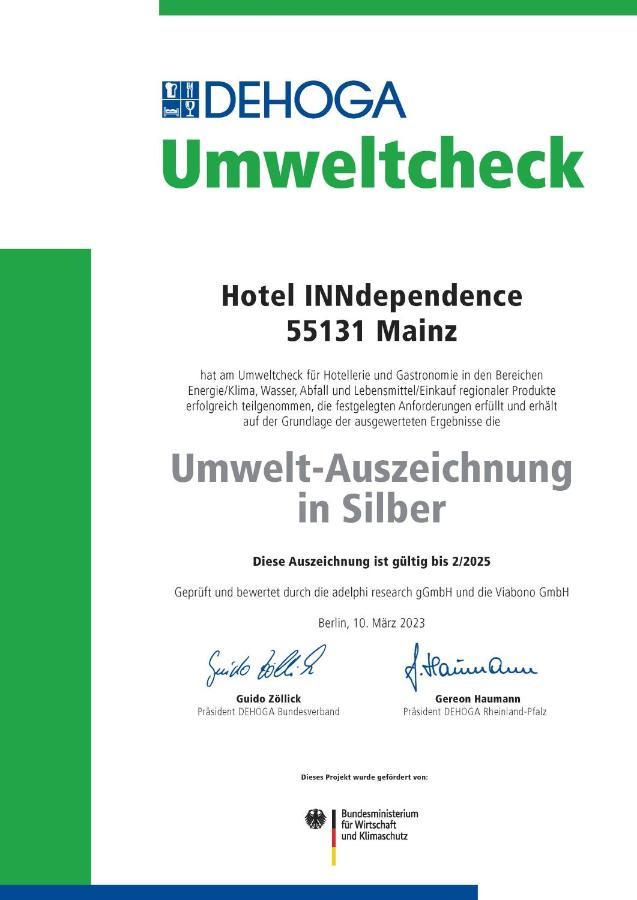 Hotel INNdependence Mainz Eksteriør bilde